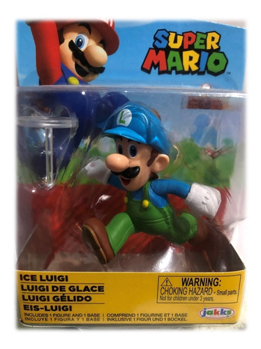 Figura Colección Super Mario, Ice Luigi