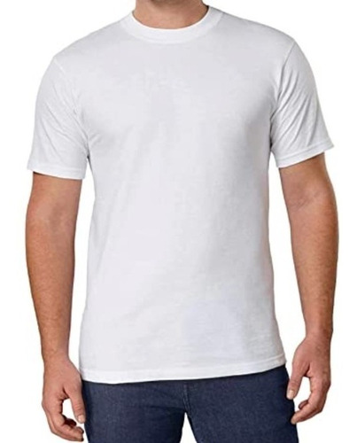 Paquete De Playeras Blancas/hombre/100% Algodón/3 Piezas