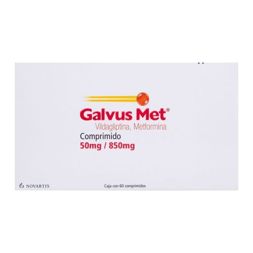 Galvus Met 50 Mg / 850 Mg 60 Comprimidos