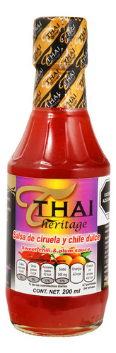 Salsa De Ciruela Y Chile Dulce Thai Heritage 200 Ml