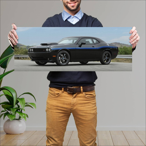 Cuadro 30x80cm Auto 2010 Mopar 10 Challenger 343 14