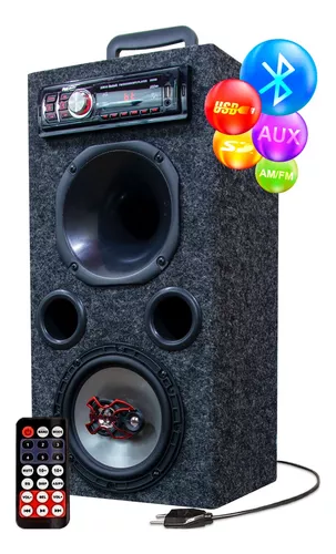 Caixa Residencial Trio Bob 2 Falante 6 Pol Pintada Bluetooth - oestesom