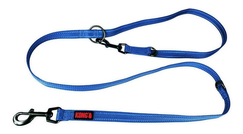 Guia Kong Adjustable Leash Azul G P/ Cachorro Até 50kg 2m