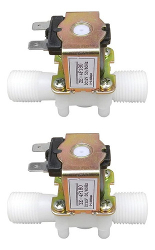 Kit 2 Electrovalvulas 1/2 Agua Solenoide 12v Arduino Pic