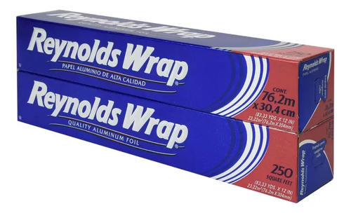 Papel Aluminio Reynolds Standard 2 De 76.2 Cm X 30.4 Cm