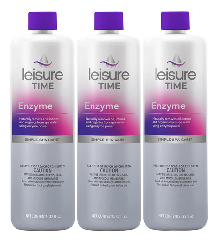 Enzyme  Spa 32oz - Paquete De 3