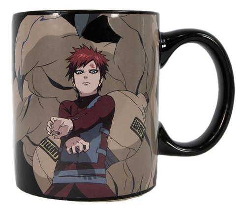 Taza Térmica Naruto - Geek Industry Color Coral Claro Gaara Del Desierto