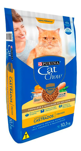 Ração Nestlé Purina Cat Chow Castrados Frango 2,7kg