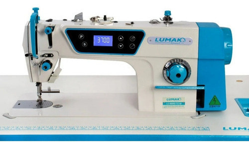 Máquina Costura Reta, Lumak, Direc Drive- Top- Cor Azul 220V