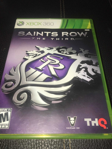 Videojuego Saints Row The Third Para Xbox 360