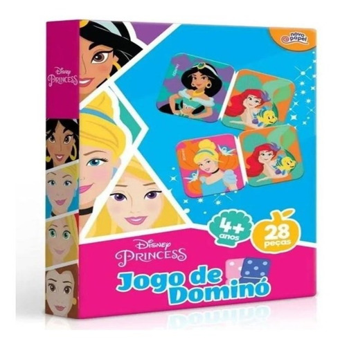 Imagem 2 de 3 de Jogo Dominó Princesas Disney - Toyster 8009