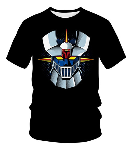 Camiseta Con Estampado 3d De Anime Mazinger Z