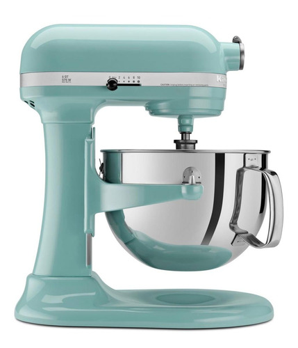 Batidora de pedestal KitchenAid Professional 600 Series KP26M1X aqua sky 60 Hz 120 V