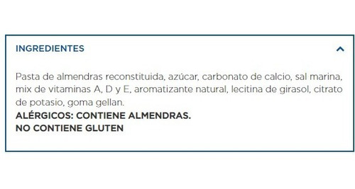 Imagen 8 de 10 de Leche De Almendras Sabor Vainilla X 1 Litro Blue Diamond