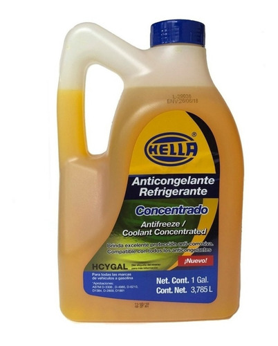 Anticongelante Refrigerante Concentrado Galon Hella &