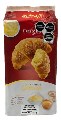 2 Pzs Dalcolle Croissant De Vainilla 225gr