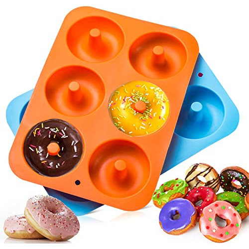 Suuker 2pcs Silicone Donut Molde Pan De Hornear,diy T7yqv