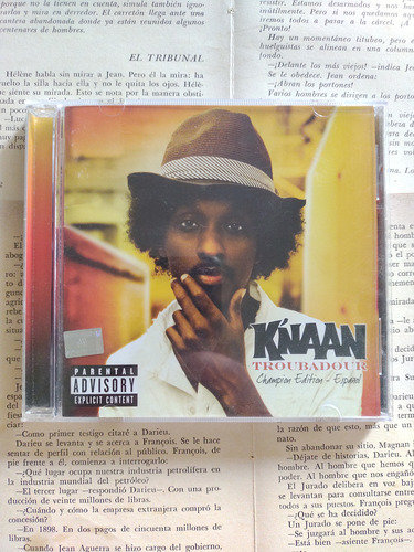 K'naan - Troubadour (champion Edition)  Cd Pop Universal Mus