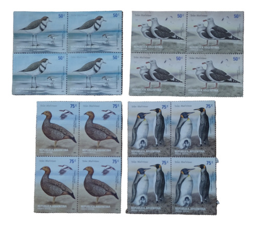 Estampillas,fauna Islas Malvinas,año 2002