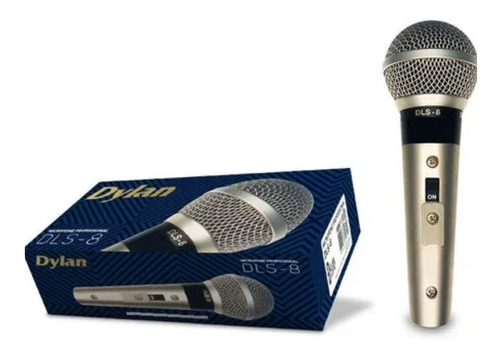 Microfone Dinâmico Unidirecional Dls 8