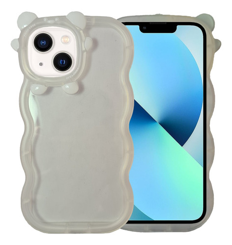 Funda Panda Case Uso Rudo Para iPhone 13 + Mica Cristal