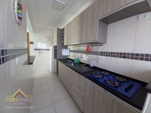 Imagem 2 de 14 de Apartamento Com 1 Dormitório À Venda, 42 M² Por R$ 245.000,00 - Caiçara - Praia Grande/sp - Ap3097