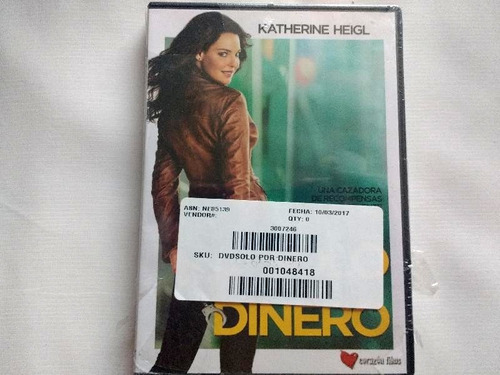 Dvd Solo Por Dinero - Película Katherine Heigl