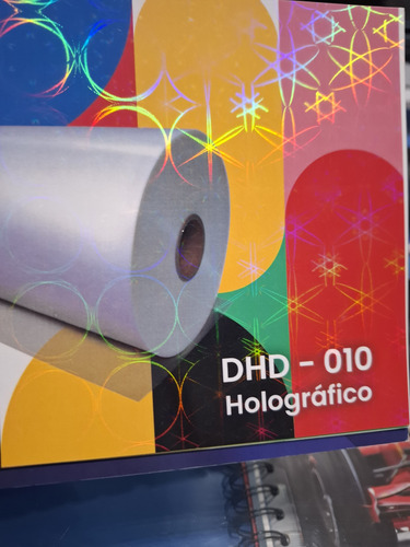 Película Laminado Térmico Holograma Atomos 30 X 200 Mts
