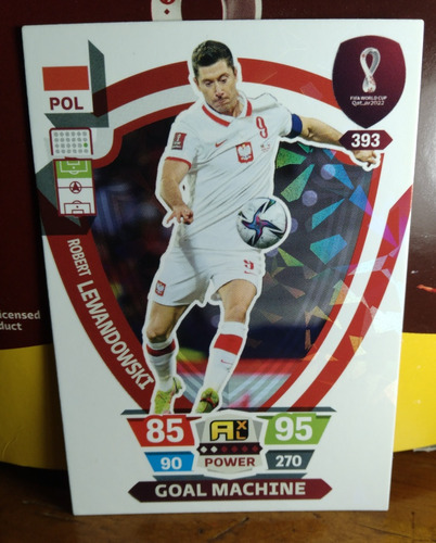 Adrenalyn Qatar 2022 Panini Robert Lewandowski Goal Machine