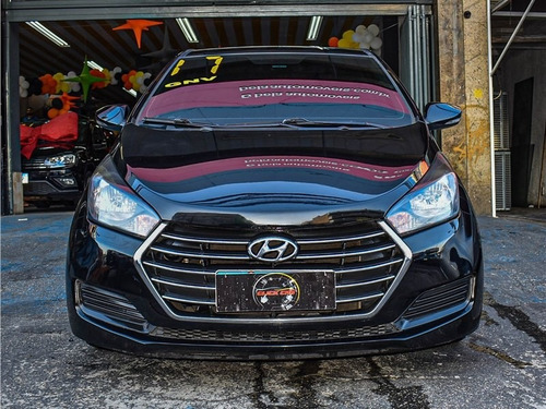 Imagem 3 de 15 de Hyundai Hb20s Comfort 2017 Preto Financiamento Facilitato!