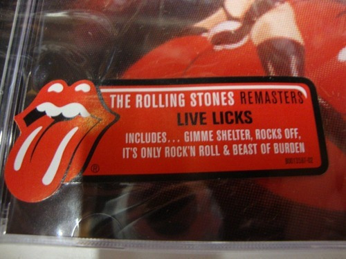 Cd Duplo - Rolling Stones - Live Licks - Importado, Lacrado