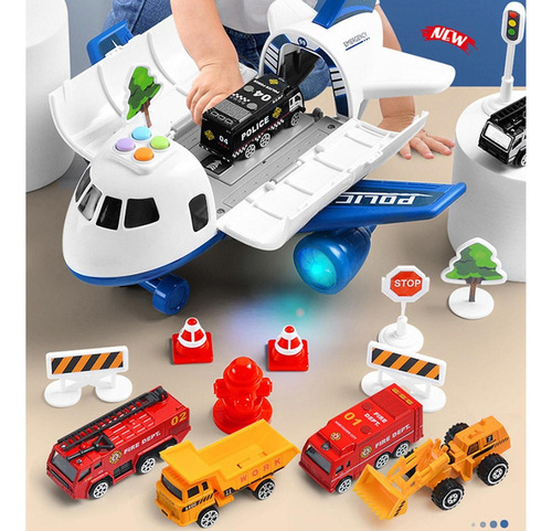 1 Conjunto De Brinquedos De Avião Com 2 Peças De Brinquedo