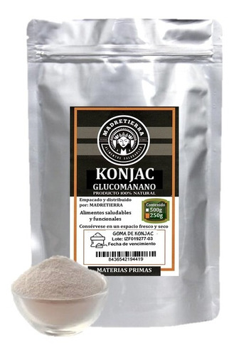 Konjac - Glucomanano 100% Puro X250g En - g a $212