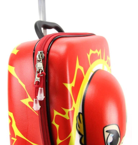 Imagem 4 de 10 de Mochilete Flash Dc Super 3d Com Lancheira Maxtoy 2814cm20