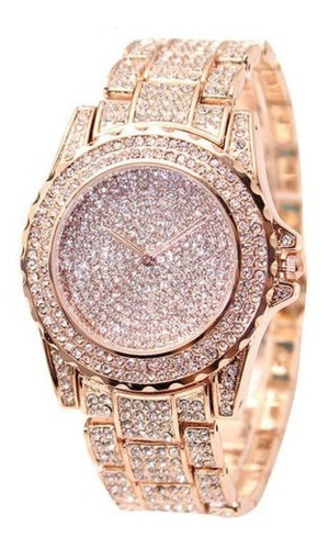 Diamante Bling Relojes De Cuarzo Pulsera Reloj Pulsera Braza