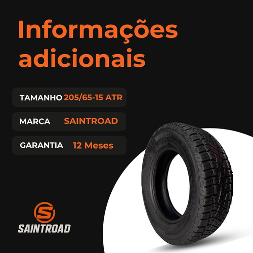 Pneu Longway 205/65r15 Atr Aro 15 Spin Idea Corolla Zafira