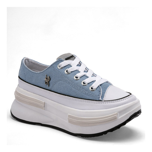 Tenis Mujer American Polo 2572 Azul 122-111