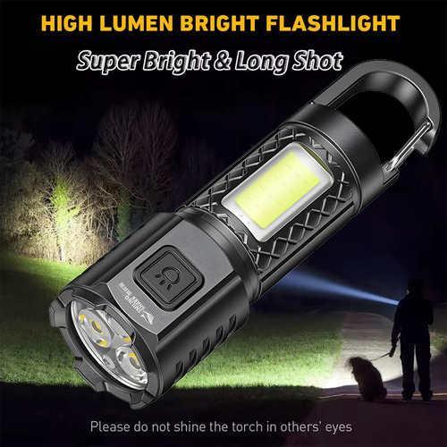 Linterna Led, Flash Portátil Usb, Luces De Trabajo Para Acam