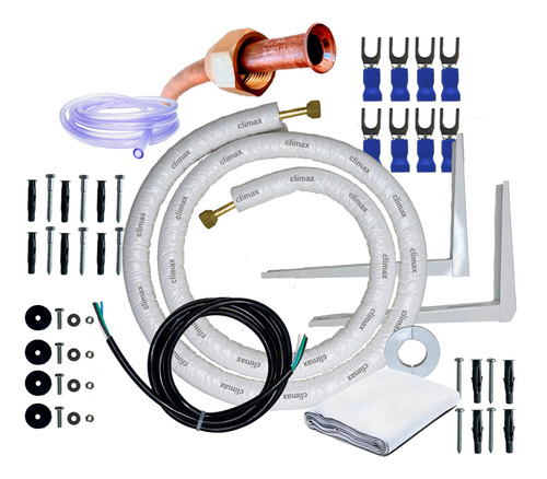 Kit Instalação Ar Inverter 9000/12000 Btus 10m Com Suporte