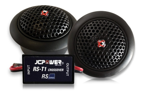 Set De Tweeters 1.9 PLG Jc Power Rs-t1 160w Max + Crossovers