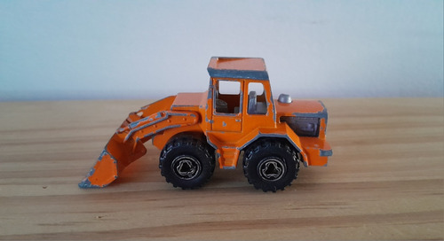 Majorette Tractor Francés Ech: 1/87 Ho Naranja