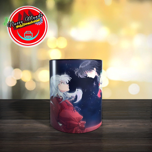 Taza Mágica De Inuyasha Y  Kagome Higurashi