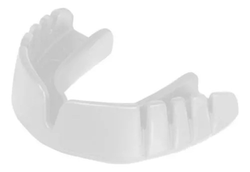 Protector Bucal Junior Y Senior Snap Fit Opro Color Blanco Junior Sabor Sin Sabor