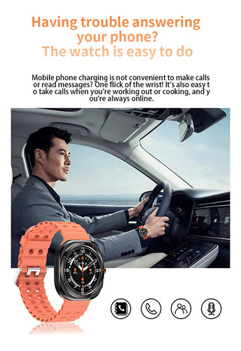 Nuevo Reloj Inteligente Talk Hd Amoled Para Juegos Casuales