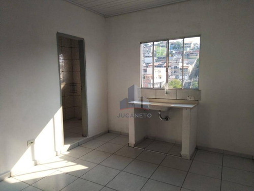 Imagem 3 de 8 de Casa Com 1 Dormitório Para Alugar Por R$ 550,00/mês - Jardim Zaira - Mauá/sp - Ca0444