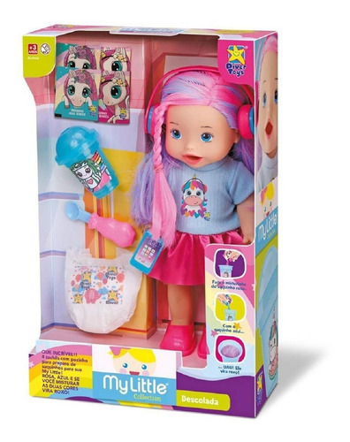 La muñeca Cool My Little Collection bebe jugo y orina