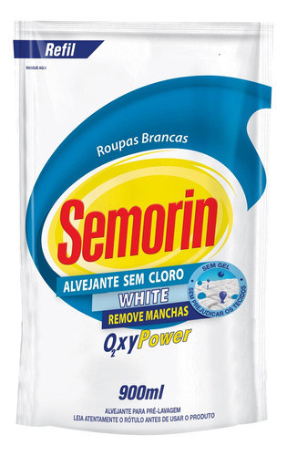 Semorin Alvejante Sem Cloro White 900ml