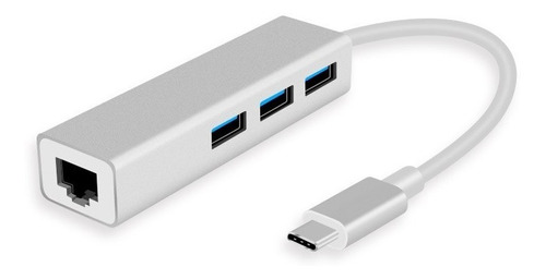 Adaptador De Tipo C A Rj45 Y Hub Usb 3.1