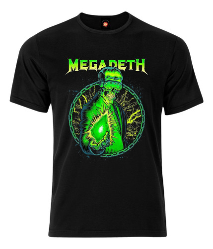 Remera Estampada Varios Diseños Megadeth Criptonita