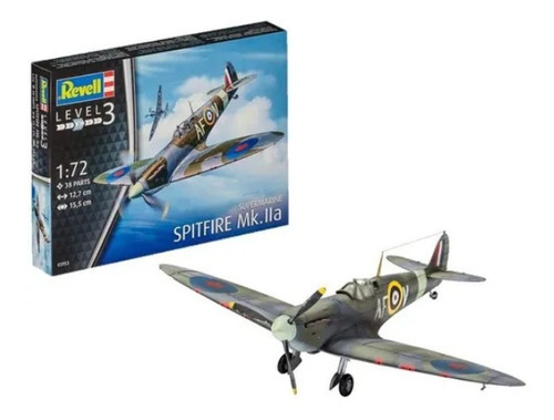 Kit de segundo avión Revell Supermarine Spitfire Mk, 1/72, 03953